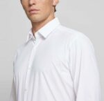 BOSS MEN'S REGULAR FIT BUSINESS SHIRT WITH KENT C1-222 WHITE - Image 3