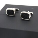 BOSS MEN CUFFLINKS B-CASINGINSERT2-CUF BLACK