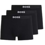 BOSS MEN'S 3 PACK TRUNK POWER ONE D BLACK