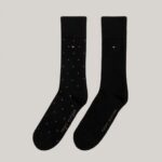 TOMMY HILFIGER MEN 2 PACK SOCKS BLACK - Image 3