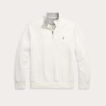 POLO RALPH LAUREN MEN'S LONG SLEEVE-KNIT LUXURY QUARTER-ZIP PULLOVER CRUISE - Image 5