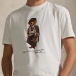 POLO RALPH LAUREN MEN CUSTOM SLIM FIT BEAR JERSEY T-SHIRT WHITE - Image 2