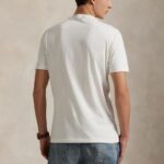 POLO RALPH LAUREN MEN CUSTOM SLIM FIT BEAR JERSEY T-SHIRT WHITE - Image 3