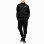 EMPORIO ARMANI MAN EA7 TRAIN7 LINES TRACKSUIT BLACK