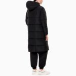 EMPORIO ARMANI EA7 WOMEN'S LONG JACKET HD EXTRA PADDED CORE BLACK - Image 2