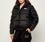 EMPORIO ARMANI EA7 WOMEN'S NATURAL VENTUS7 EXTRA PADDED JACKET BLACK