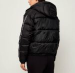 EMPORIO ARMANI EA7 WOMEN'S NATURAL VENTUS7 EXTRA PADDED JACKET BLACK - Image 3