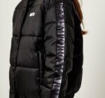 EMPORIO ARMANI EA7 WOMEN'S NATURAL VENTUS7 EXTRA PADDED JACKET BLACK - Image 4