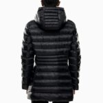 EMPORIO ARMANI EA7 WOMEN'S BLOUSON PADDED HOODED JACKET BLACK - Image 2