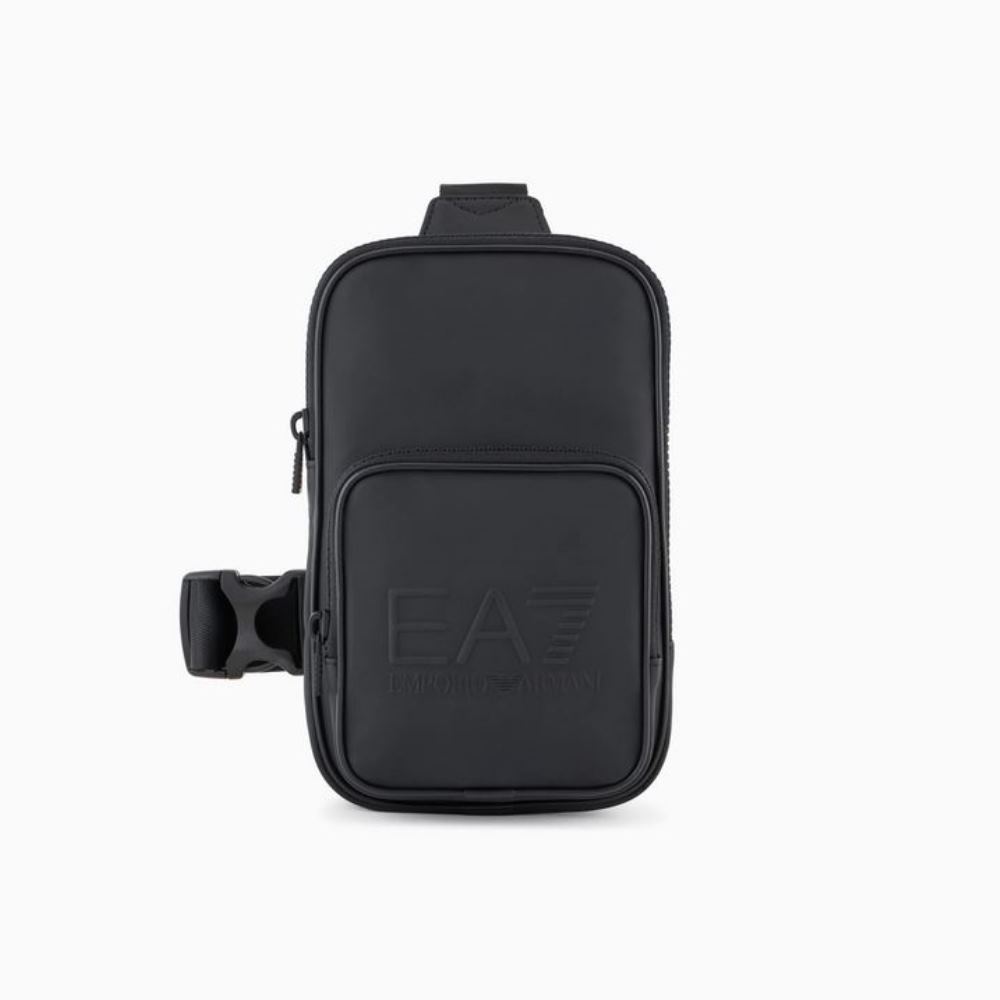 7X000069AF13811-UC001-1 EMPORIO ARMANI EA7 MEN TRAIN U POUCH SHOULDER BAG TECH BLACK - Image 1
