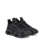 EMPORIO ARMANI MEN'S EA7 SNEAKERS TRIPLE BLACK - Image 2