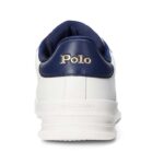POLO RALPH LAUREN MEN HRT CRT  LEATHER SNEAKERS WHITE - Image 2