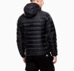 EMPORIO ARMANI EA7 CORE PACKABLE DOWN JACKET WITH HOOD BLACK - Image 2