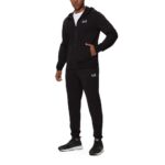 EMPORIO ARMANI MAN EA7 TRAIN CORE HOODIE TRACKSUIT BLACK
