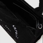KARL LAGERFELD WOMEN'S SMALL BAG K/RSG MD SQUARE TOTE SHEARLING BLACK - Image 3