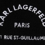 KARL LAGERFELD WOMEN'S SMALL BAG K/RSG MD SQUARE TOTE SHEARLING BLACK - Image 4