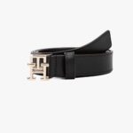 TOMMY HILFIGER WOMAN'S BELT TH MODERN 2.5 BLACK
