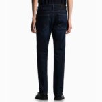 EMPORIO ARMANI MEN SLIM-FIT J06 LOW RISE JEANS 5 TASCHE BLUE DENIM - Image 3