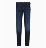 EMPORIO ARMANI MEN SLIM-FIT J06 LOW RISE JEANS 5 TASCHE BLUE DENIM - Image 5