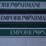 EMPORIO ARMANI MEN THREE PACK OF BOXER BRIEFS WITH CORE LOGO WAISTBAND BLU/STONE/PINE - Image 2