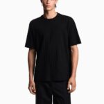 EMPORIO ARMANI MEN JERSEY T-SHIRT FANCY BLACK ALLOVER