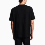 EMPORIO ARMANI MEN JERSEY T-SHIRT FANCY BLACK ALLOVER - Image 3