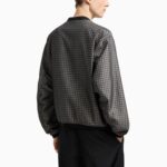 EMPORIO ARMANI MEN BLOUSON JACKET WITH REPEATED EAGLE MOTIF GREY - Image 2