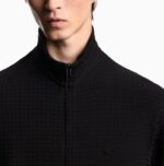 EMPORIO ARMANI MAN FULL ZIP SWEATSHIRT BLACK - Image 2