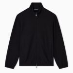 EMPORIO ARMANI MAN FULL ZIP SWEATSHIRT BLACK - Image 4