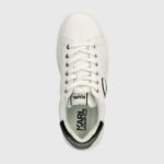 KARL LAGERFELD WOMEN'S SNEAKERS KAPRI NFT LO LACE WHITE LTHR - Image 3