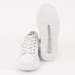 KARL LAGERFELD WOMEN'S SNEAKERS KAPRI KITE OUTLINE NFT LO LACE WHITE LTHR - Image 5