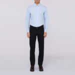 TRUSSARDI MEN'S JEAN 5 POCKET 370 CLOSE DENIM BLACK