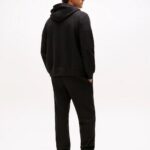 TOMMY HILFIGER MEN FLEECE ZIP THROUGH HOODY BLACK - Image 4