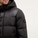 TOMMY HILFIGER MEN'S JACKET MIX DOWN HOODED PUFFER BLACK - Image 4
