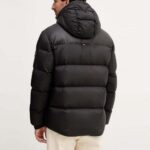 TOMMY HILFIGER MEN'S JACKET MIX DOWN HOODED PUFFER BLACK - Image 2