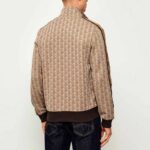 LACOSTE MEN'S JACKET JACQUARD MONOGRAM CROISSANT/COOKIE-PORT - Image 2