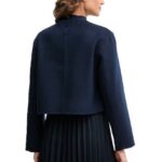 TOMMY HILFIGER WOMEN'S BLAZER WOOL BLED REG DARK BLUE - Image 2