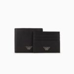 EMPORIO ARMANI MEN SMALL LEATHER G WALLET GIFT SET BLACK
