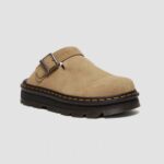 DR MARTENS ZEBZAG SUEDE CASUAL SLINGBACK PLATFORM MULES SAVANN-TAN - Image 2