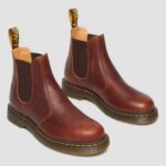 DR MARTENS 2976 AMBASSADOR LEATHER CHEALSEA BOOTS CASHEW - Image 3