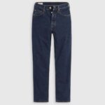 LEVI’S®JEANS WOMEN'S 501 ORIGINAL CROPPED SALSA-DARK WASH - Image 4