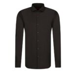 HUGO MEN'S SLIM FIT SHIRT C-JASON BLACK - Image 4