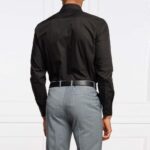 HUGO MEN'S SLIM FIT SHIRT C-JASON BLACK - Image 2