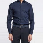 HUGO MEN'S SLIM FIT SHIRT C-JASON NAVY BLUE