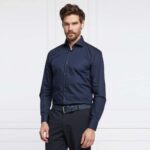HUGO MEN'S SLIM FIT SHIRT C-JASON NAVY BLUE - Image 3