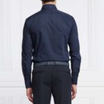 HUGO MEN'S SLIM FIT SHIRT C-JASON NAVY BLUE - Image 2