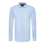 HUGO MEN'S SLIM FIT SHIRT C-JASON LIGHT PASTEL BLUE - Image 4