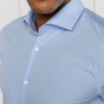 HUGO MEN'S SLIM FIT SHIRT C-JASON LIGHT PASTEL BLUE - Image 3