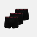 HUGO MEN'S 3 PACK TRUNK TRIPLET BLACK