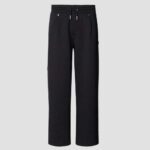 HUGO MEN'S COTTON SPORTS TROUSERS WITH POCKETS DARGENPAN BLACK - Image 4